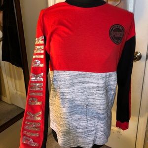 PINK colorblock longsleeve